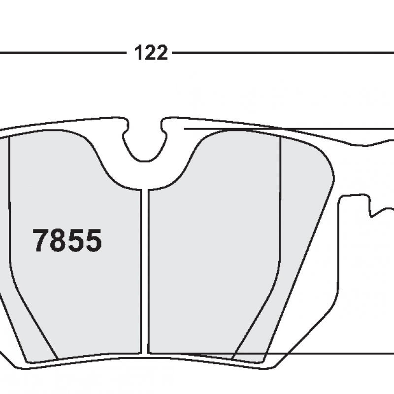 Sprint / medium distance compound with smooth bite. Race brake pads - BMW rear pad
For PFC brake disc
